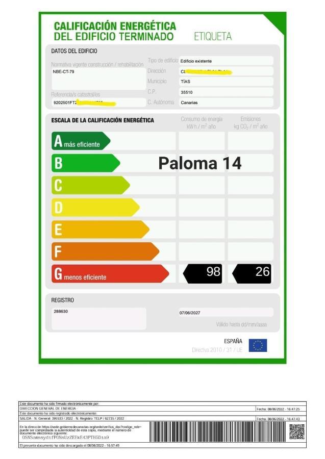 Vivienda Vacacional Paloma 14 Puerto del Carmen  Exteriör bild